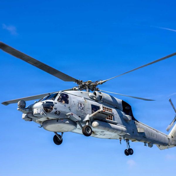 The MH-60R Seahawk would allow Taiwan to detect, track, and attack Chinese submarines farther from its warships using dipping sonar, sonobuoys, and torpedoes, helping protect naval vessels, ports, and maritime supply routes. (Picture source: US DoD)