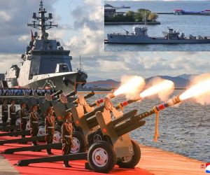 The T-8 Chekan is a Soviet Project 53 minesweeper launched in 1936 and transferred to North Korea in 1953, which survived nearly 90 years through the Korean People's Navy's transition from Soviet-built ships to the Kang Kon destroyer. (Picture source: KCNA and X/Soviet Navy)