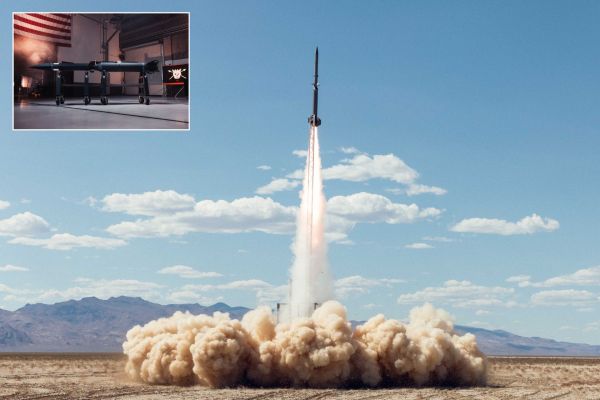 Castelion’s Blackbeard hypersonic strike missile during a flight test as the company prepares to expand production for U.S. military requirements. (Picture source: Castelion)