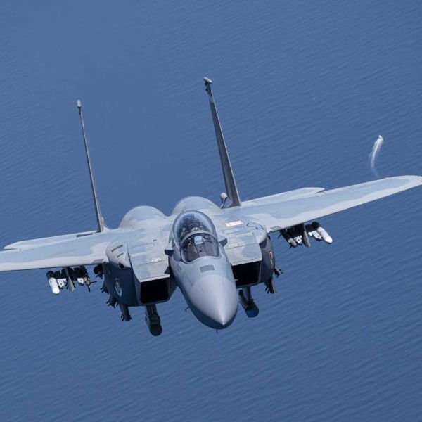 U.S. Air Force F-15EX Eagle II fighter: the service now plans to procure 149 aircraft through 2031, expanding the non-stealth fighter’s role as a high-payload, long-range missile carrier alongside the F-35 and future F-47.