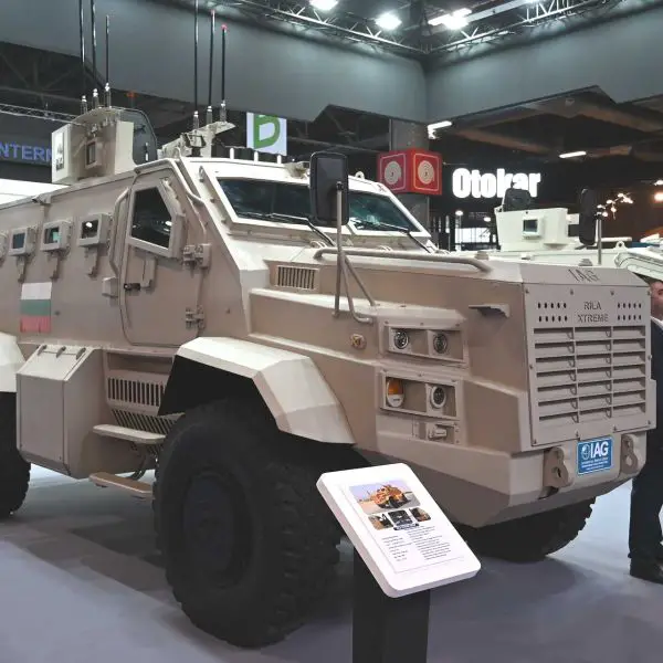 Rila Xtreme tactical armored vehicle displayed by International Armored Group (IAG) at Eurosatory 2026, showcasing the company's next-generation approach to protected mobility with enhanced survivability, all-terrain performance, and rapid global production capability for military and security forces. (Picture source: Army Recognition)