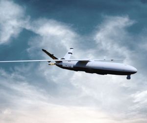 Ideal Aerosmith has unveiled its Troublemaker Group 3 UAS designed for long-range attritable strike ISR and mass operations with more than 10 hours of endurance and a range exceeding 750 nautical miles (Picture Source: Ideal Aerosmith)