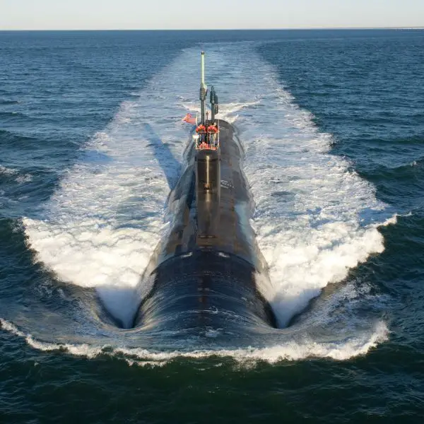 The Virginia-class attack submarine Pre-Commissioning Unit USS Mississippi (SSN-782) conducts alpha trials in the Atlantic Ocean. While USS Mississippi belongs to the earlier Block II configuration, the U.S. Navy's new SSGN designation will apply to the nineteen future Virginia-class Block V and Block VI submarines equipped with the Virginia Payload Module (VPM). (Picture source: US DoD)