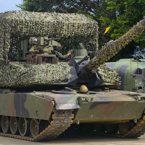 Taiwan is adapting its M1A2T Abrams tanks for drone-intensive warfare with camouflaged overhead protection, rapid field refueling, and dispersed operations designed to improve survivability under persistent aerial surveillance (Picture Source: China Times Group)
