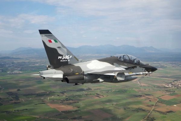 The Block 20 upgrade transforms the M-346F into a digitally networked light combat aircraft with a modern fighter cockpit, AESA radar, Link 16, and more realistic embedded training, bringing pilot instruction much closer to fighter jets. (Picture source: Leonardo)