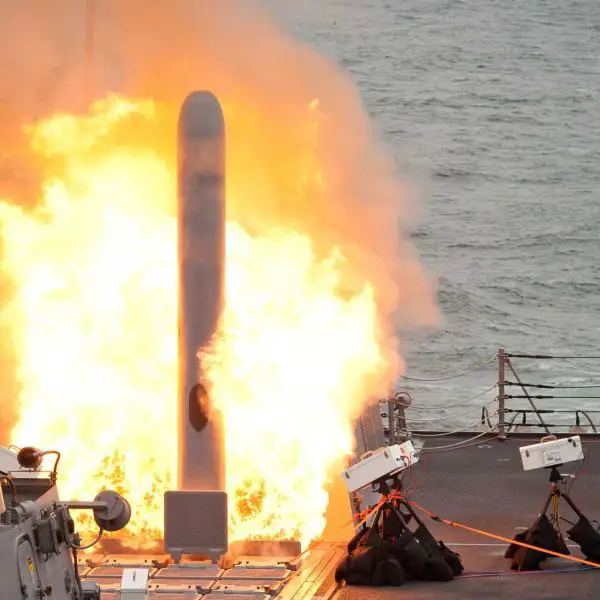 A 2,500 km engagement radius from Germany would cover most of European Russia west of the Volga and a large part of the western Russian military support network, without moving launchers into Poland, the Baltic states, or Romania. (Picture source: US Navy)
