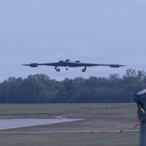 The U.S. Air Force’s B-2 Spirit of Kitty Hawk has returned to Whiteman Air Force Base after extensive depot maintenance restored critical structural components and low-observable features needed for stealth penetration missions (Picture Source: U.S. Air Force)