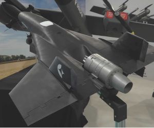 A Sol.One unmanned aerial vehicle displayed at Farnborough International Airshow 2026 illustrates the growing role of Belgian industry in developing next-generation ISR and tactical drone capabilities for defense and security missions.
