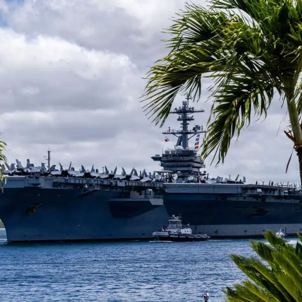 After RIMPAC 2026, the USS Theodore Roosevelt is positioned to continue operations across the Western Pacific and the wider Indo-Pacific without returning to the continental United States. (Picture source: US Navy)