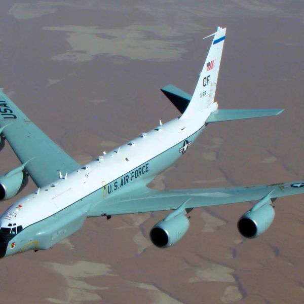 The U.S. Air Force’s RC-135 Rivet Joint could be adapted to command drones, extending SIGINT reach and improving survivability in contested airspace (Picture Source: U.S. Air Force)