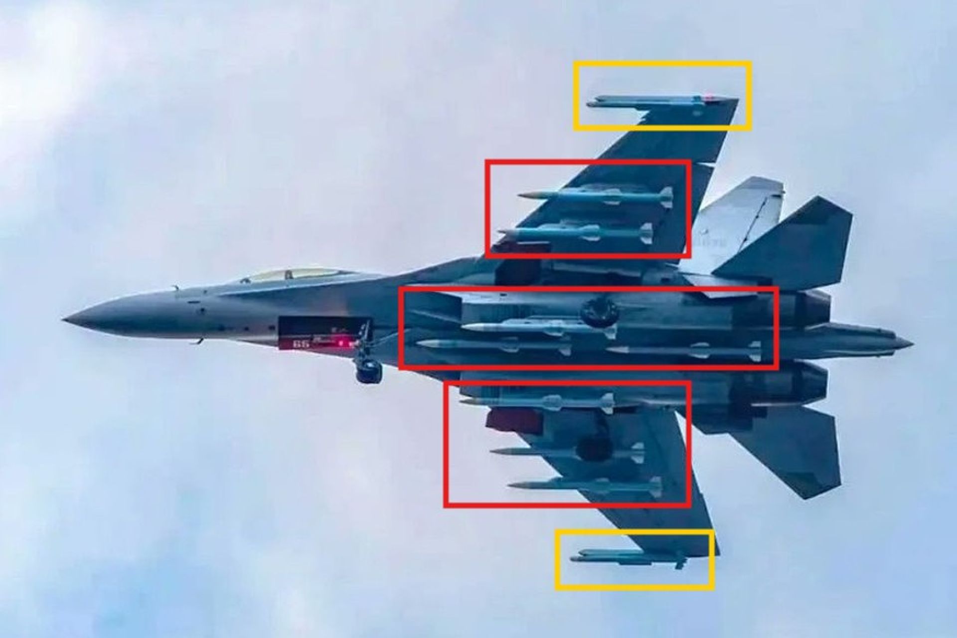 A Chinese J-16 fighter carrying eight PL-15 and two PL-10 missiles highlights the PLAAF’s growing focus on high-volume, networked beyond-visual-range air warfare (Picture Source: Chinese Media)