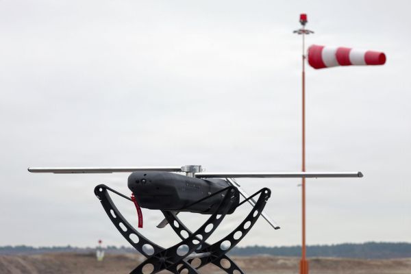 The Skyhammer counter-unmanned aircraft system undergoes performance and flight control validation during an exercise in Europe in March 2026. (Picture source: US DoD)