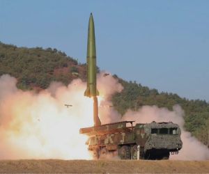 The distance covered on August 12 places the projectile within the range generally associated with short-range ballistic missiles, between 300 and 1,000 kilometers (Picture source: KCNA)