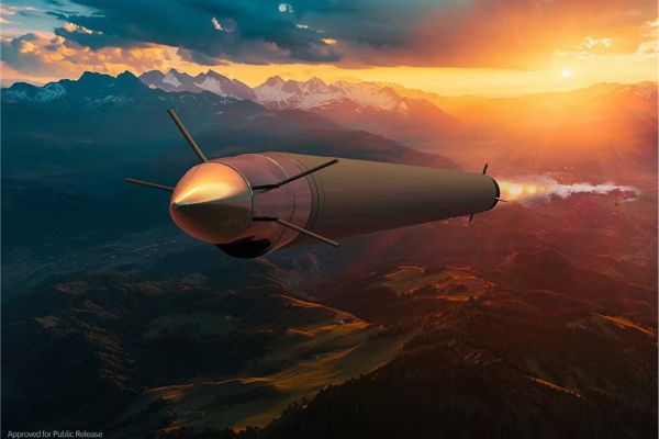 Artist’s rendering of L3Harris’ proposed ramjet-powered interceptor, under development to extend the U.S. Army’s engagement range against drones. (Image credit: L3Harris)