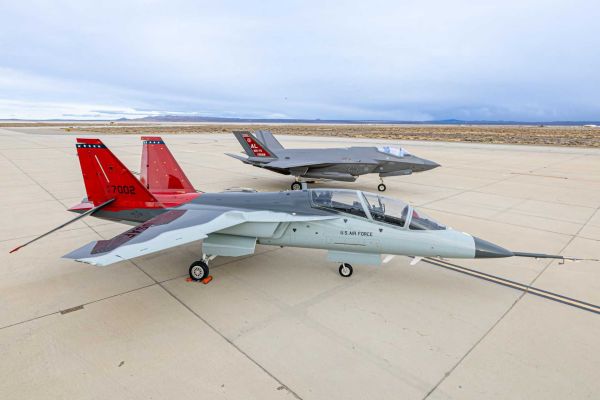 Technical data and specifications of the Boeing T-7A Red Hawk advanced jet trainer aircraft used by the United States Air Force