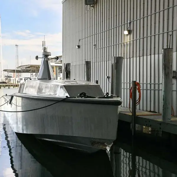 Saronic’s 52-foot Mirage autonomous surface vessel enters trials in Galveston, offering 35+ knot speed, 2,500+ nautical-mile range, and a 3,500-pound payload capacity for modular sensors, communications equipment, electronic warfare systems, or future weapon integration (Picture source: Saronic).