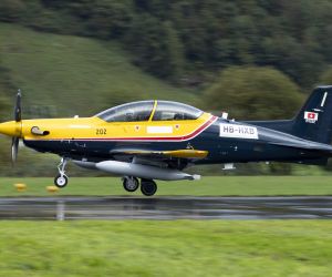 The CT-157 Siskin II is the Canadian designation for the Pilatus PC-21, a turboprop advanced trainer capable of reaching 685 km/h and +8 to -4 g, which the RCAF will use for both advanced fixed-wing and jet-oriented training under the Future Aircrew Training program. (Picture source: Pilatus Aircraft)
