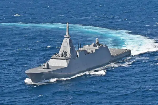 The earlier Mogami-class talks between Japan and Indonesia envisaged four frigates built in Japan and four constructed by PT PAL in Surabaya under a package valued at roughly ¥300 billion. (Picture source: Japanese MoD)