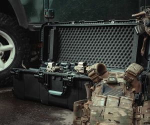 A rifle case such as the Nanuk 990 provides 1.118 m of internal length while retaining spaces for the weapon's magazines, secondary handgun, and personal accessories. (Picture source: Instagram/nanukcasecz)