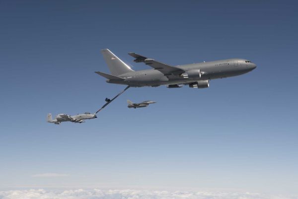 KC-46 Pegasus KC-46A Pegasus aerial refueling tanker multi-role transport aircraft specifications technical review technical data fact sheet pictures video.
