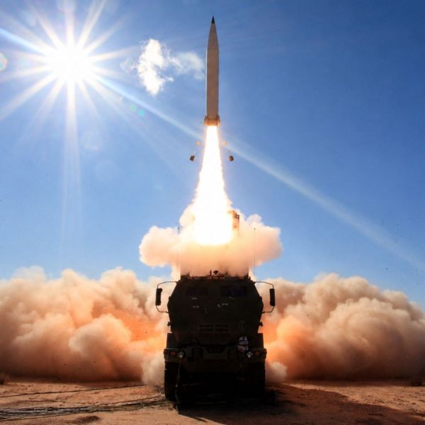 An M142 HIMARS launches a Precision Strike Missile during testing at White Sands Missile Range in New Mexico on December 10, 2019 (Picture source: Image edited by Army Recognition from an original U.S. Army photo)