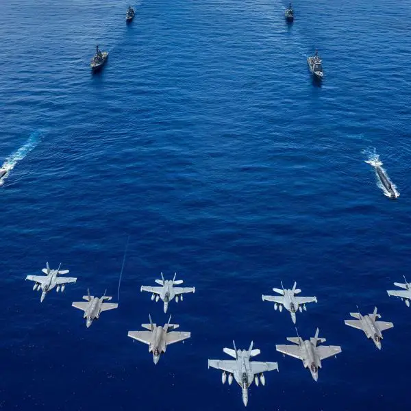 Lockheed Martin demonstrated software-driven command and control during Valiant Shield 2026, linking Aegis Guam, AN/TPY-6, THAAD, C2BMC, IBCS, and other air and missile defense systems to improve threat evaluation, interceptor assignment, and Guam’s layered defense against ballistic, cruise, hypersonic, and air-breathing threats (Picture source: U.S. DoW).