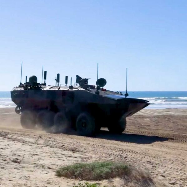 U.S. Marines demonstrate expeditionary combat capabilities with the new Amphibious Combat Vehicle (ACV) during the 250th Amphibious Capabilities Demonstration at Marine Corps Base Camp Pendleton, California. The exercise highlighted the Corps' modernization under Force Design 2030 and its ability to rapidly project combat power from sea to shore. (Picture source: U.S. Marine Corps)