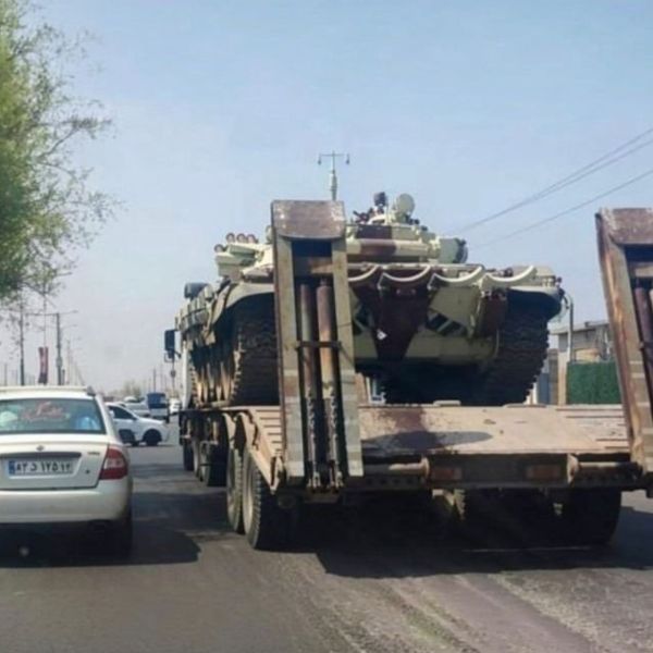 Local sources in Ahvaz reported that the three vehicles were traveling on Route 39 toward Abadan (Picture source: X Channel @OSINTWarfare)