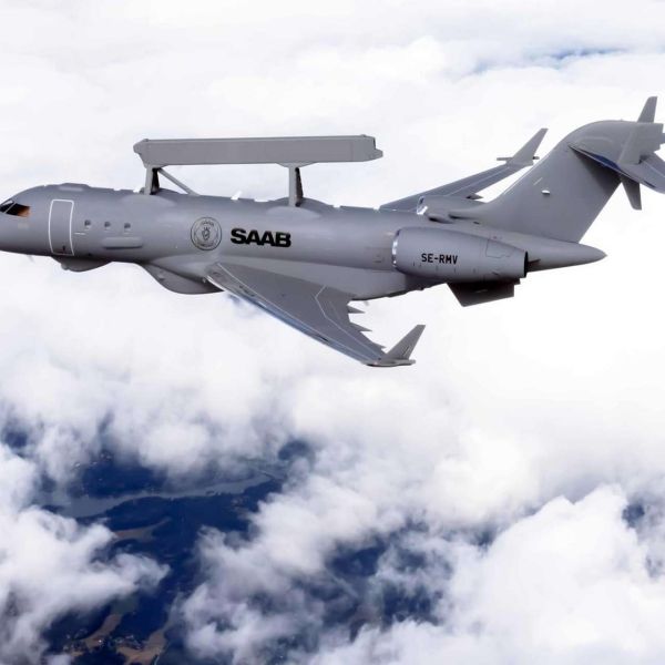 NATO has selected Saab’s GlobalEye airborne early warning and control aircraft to replace its aging E-3A AWACS fleet, adding long-range air, maritime, and ground surveillance capabilities for future Alliance deterrence and command-and-control missions (Picture source:  Saab).