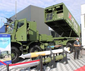 Thales and Hanwha Aerospace signed an MoU at Eurosatory 2026 to integrate Chunmoo guided rockets and missiles with the French X-Fire multiple launch system, potentially giving European forces a mobile precision-strike capability from 30 km to 290 km (Picture source: Army Recognition Group).