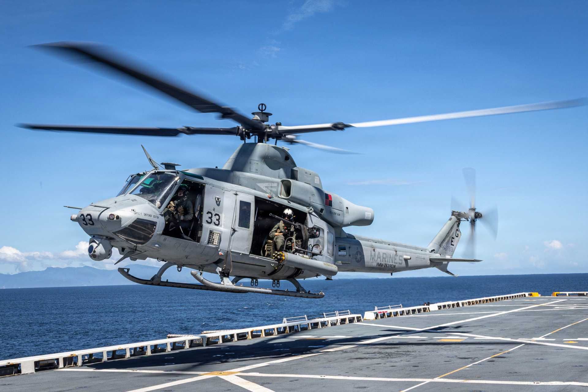 UH-1Y Venom Super Huey medium range utility transport helicopter United States