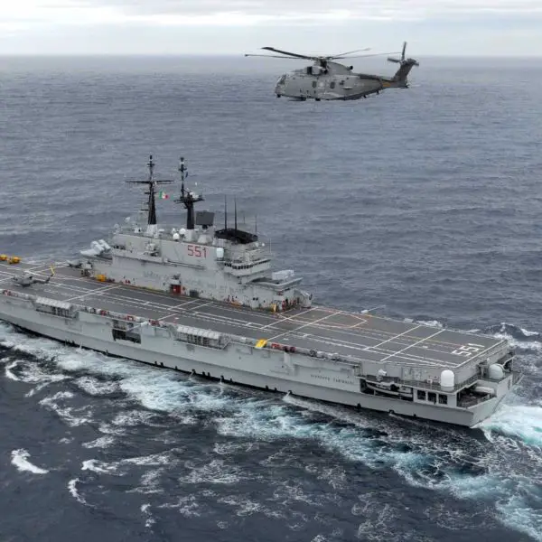 Commissioned on September 30, 1985, the Giuseppe Garibaldi served the Italian Navy for 39 years, operating as a carrier and command ship in Somalia, Kosovo, Afghanistan, Lebanon, and Libya. (Picture source: Italian Navy archives)