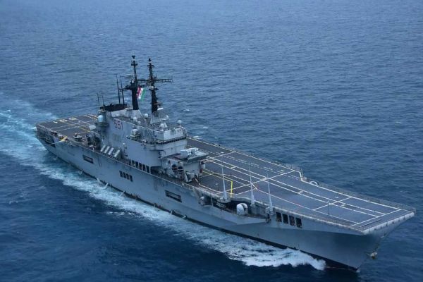 Indonesia commissioned the former Italian Navy aircraft carrier Giuseppe Garibaldi (C 551) as KRI Sriwijaya (100), its first aircraft carrier, at Tanjung Priok in North Jakarta on September 24, 2026, six days after the ship finished its journey from Italy. (Picture source: Indonesian Navy)