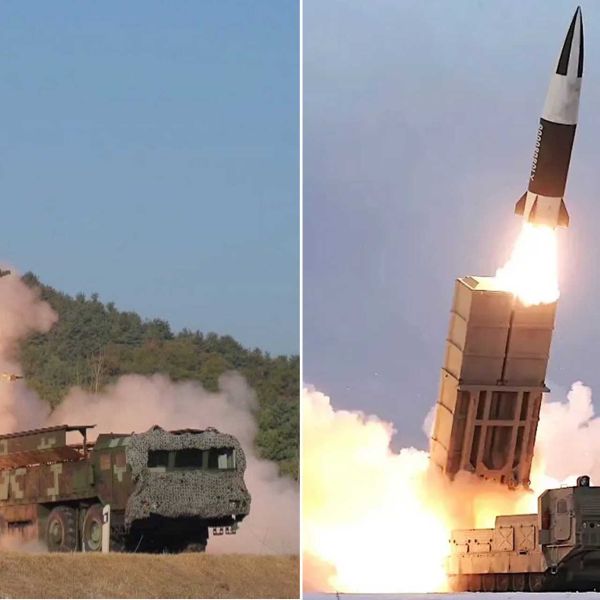 The addition of 120 KN-23 and KN-24 ballistic missiles would allow Russia to increase the size, frequency, and complexity of attacks against Ukraine, while preserving the Iskander-Ms and further straining Ukraine's limited Patriot interceptor inventory. (Picture source: North Korean MoD)