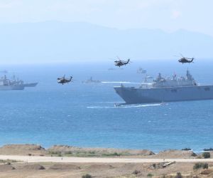 Türkiye used EFES-2026 to showcase a fully integrated multi-domain combat operation combining amphibious assault attack helicopters drones electronic warfare and NATO-coordinated joint-force capabilities across the Aegean theater (Picture Source: Army Recognition Group)