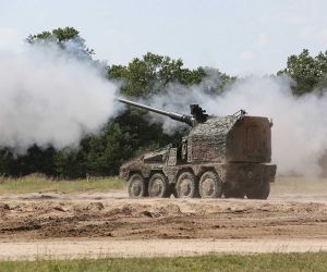 German Aid to Ukraine (GAU) confirmed on September 5, 2026, that the first of 54 promised RCH 155 self-propelled howitzers have finally been delivered to the Ukrainian Armed Forces following four years of delays. (Picture source: X/Nicholas Drummond)