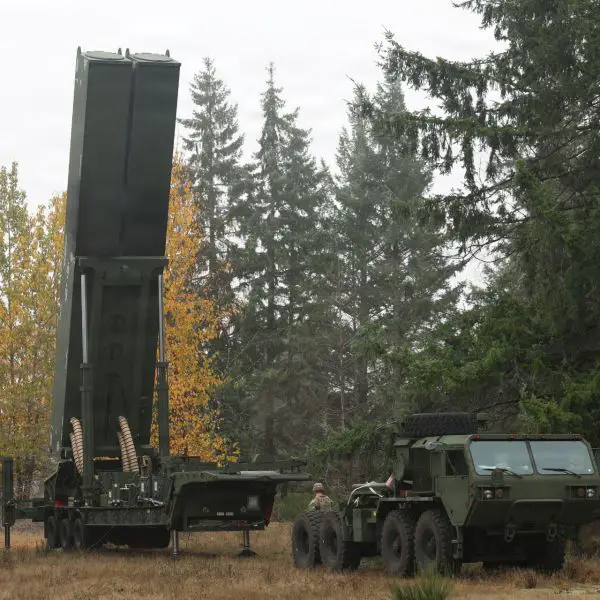 A U.S. Army Dark Eagle hypersonic weapon participates in exercise Resolute Hunter 26-1 at Joint Base Lewis-McChord, Washington, on November 19, 2025. (Picture source: US DoD)