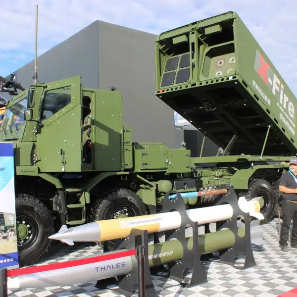 Thales and Hanwha Aerospace signed an MoU at Eurosatory 2026 to integrate Chunmoo guided rockets and missiles with the French X-Fire multiple launch system, potentially giving European forces a mobile precision-strike capability from 30 km to 290 km (Picture source: Army Recognition Group).