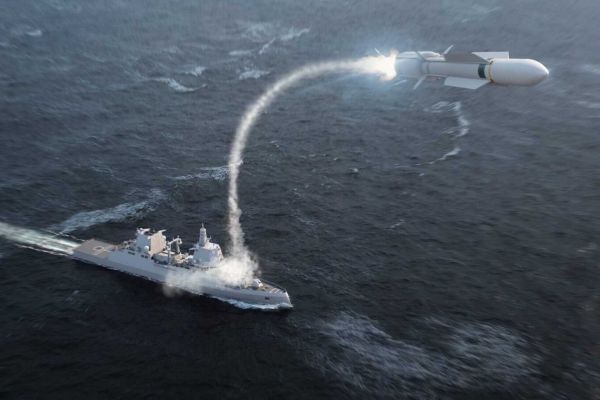 The F127 is designed to intercept aircraft, cruise missiles and ballistic missiles, including exo-atmospheric ballistic missile targets, using its SPY-6(V)1 radar, AEGIS-based combat system and layered ESSM, SM-2, SM-6 and future BMD interceptors. (Picture source: TKMS)