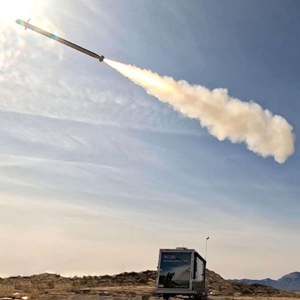 Raytheon’s Next Generation Short Range Interceptor completes a multi-shot guided test at Dugway Proving Ground, advancing the U.S. Army’s effort to replace the FIM-92 Stinger with a longer-range weapon designed to counter drones, aircraft and cruise missiles (Picture source: RTX).