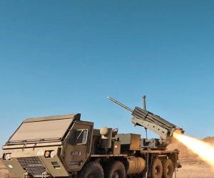 An Iron Dome air defense system launches an interceptor during a live-fire test conducted by the Israel Ministry of Defense. (Picture source: Israel Ministry of Defense)