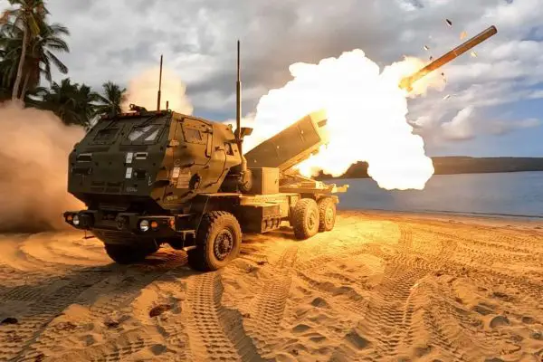 U.S., Japanese and Australian forces are strengthening Indo-Pacific defense cooperation through HIMARS and GMLRS training at Orient Shield 26, integrating long-range fires with multinational maneuver, sustainment and command-and-control operations (Picture Source: U.S. Army)