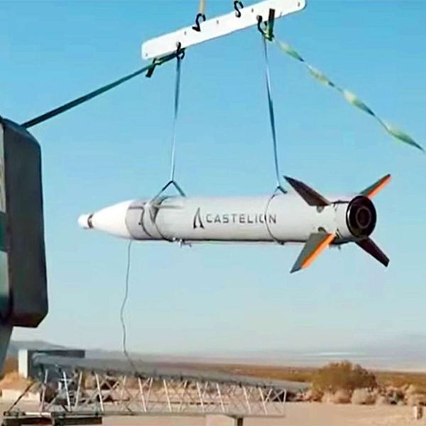 Castelion’s Blackbeard hypersonic missile moves toward early U.S. Navy operational testing under a $23.4 million order for 50 pre-production weapons, supporting future F/A-18E/F Super Hornet carrier-based strike capability (Picture source: Castelion).