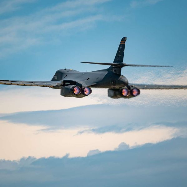 The reported B-1B mission against IRGC targets demonstrated how the United States can deliver concentrated precision firepower into Iran from distant bases while limiting dependence on vulnerable regional airfields (Picture Source: U.S. Air Force)