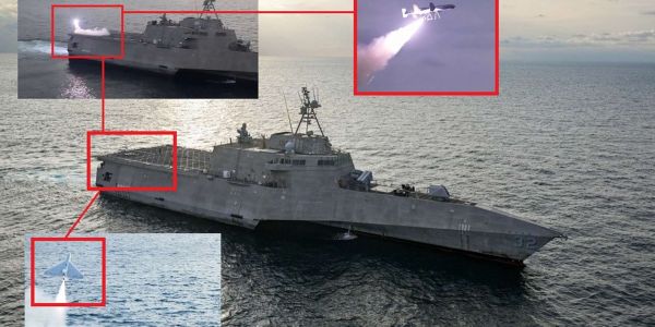 The U.S. Navy has conducted its first-ever at-sea launch of a one-way LUCAS attack drone from a surface warship in the Arabian Gulf, marking a significant step toward operational ship-based unmanned strike capabilities in a high-threat maritime region (Picture Source: DVIDS)