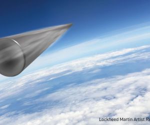 The U.S. Air Force tested a developmental Mk21A reentry vehicle aboard a Minotaur I rocket for the future LGM-35A Sentinel ICBM, shown here in a Lockheed Martin artist rendering of the Mk21A in flight (Picture Source: Lockheed Martin)
