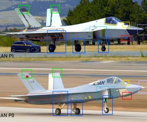 Türkiye’s KAAN P1 has entered taxi testing with a redesigned airframe and visible provisions for advanced indigenous sensors, marking a shift toward full combat systems integration (Picture Source: TAI / Edited By Army Recognition Group)