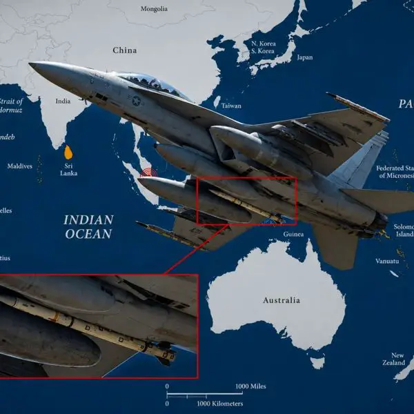 Australia’s A$736 million acquisition of the U.S.-developed AIM-260 JATM will strengthen the Royal Australian Air Force’s long-range air-to-air capability and deepen interoperability with U.S. forces in the Indo-Pacific (Picture Source: Carnegie Endowment / Jonathan Tweedy / Edited By Army Recognition Group)  © Army Recognition Group. Unauthorized use, reproduction, or distribution prohibited.