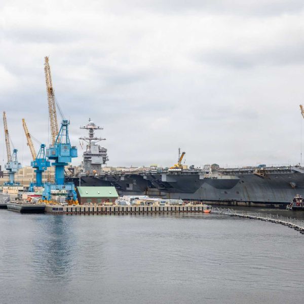 The current construction planning for the USS William J. Clinton (CVN-82) involves long-lead material procurement, starting in 2026, followed by a planned keel laying in 2027, launch in 2032, and commissioning by 2036. (Picture source: US Navy)