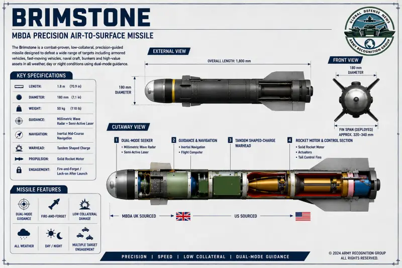 Brimstone precision-guided air-to-surface missile MBDA United Kingdom
